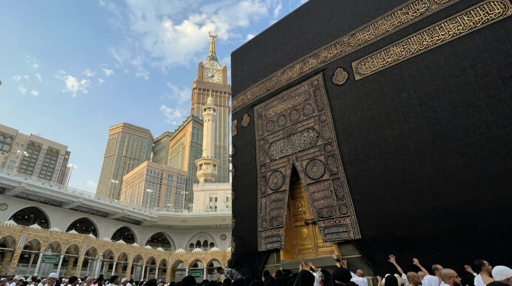 Hajj Package 2026 from New York – Pilgrims performing Hajj at the Kaaba in Mecca